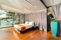Comfortable guest bedroom